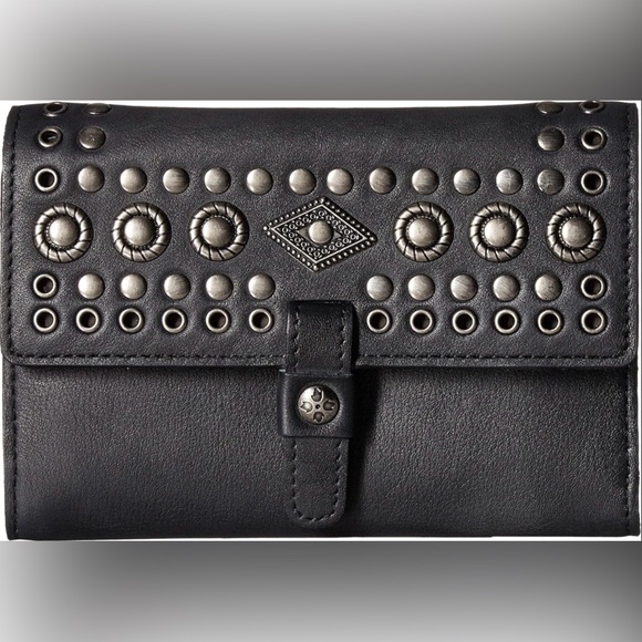 Patricia Nash Handbags - Patricia Nash Black Studded Colli Wallet